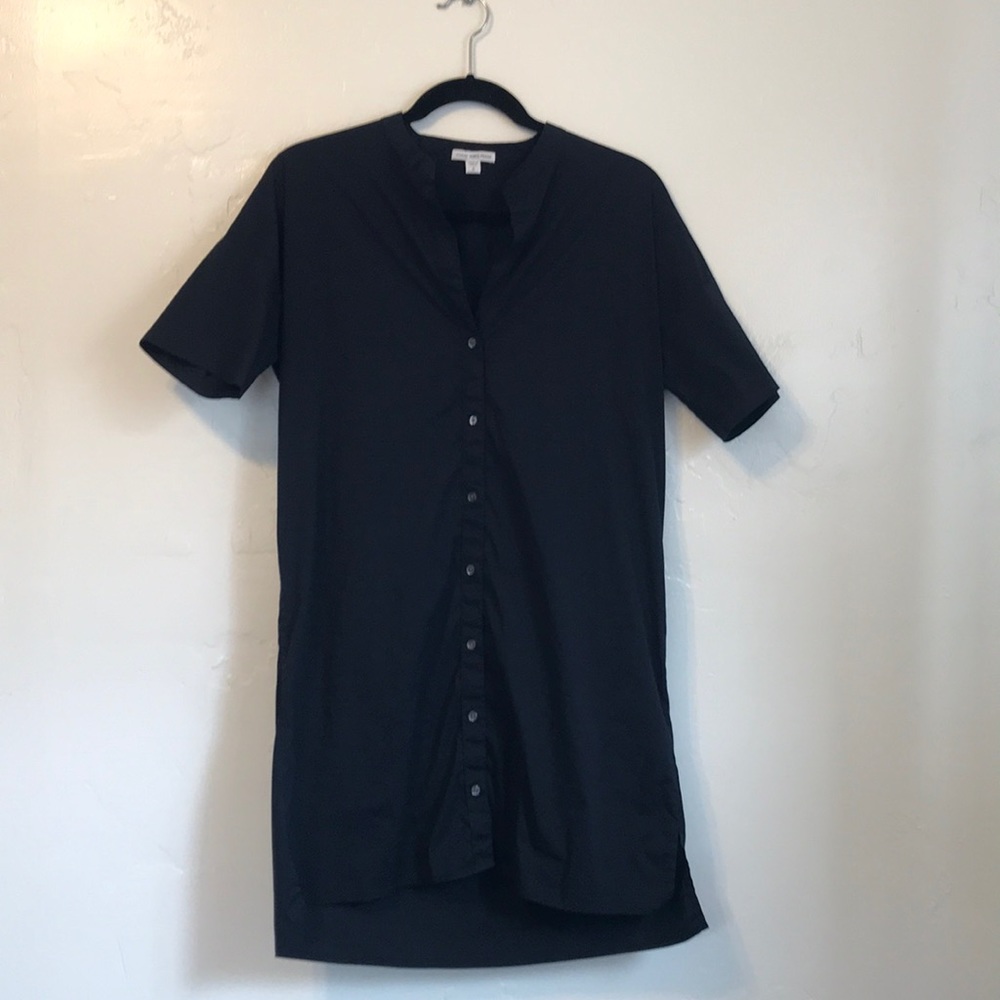 Navy Standard James Perse Button Down Dress size 0
